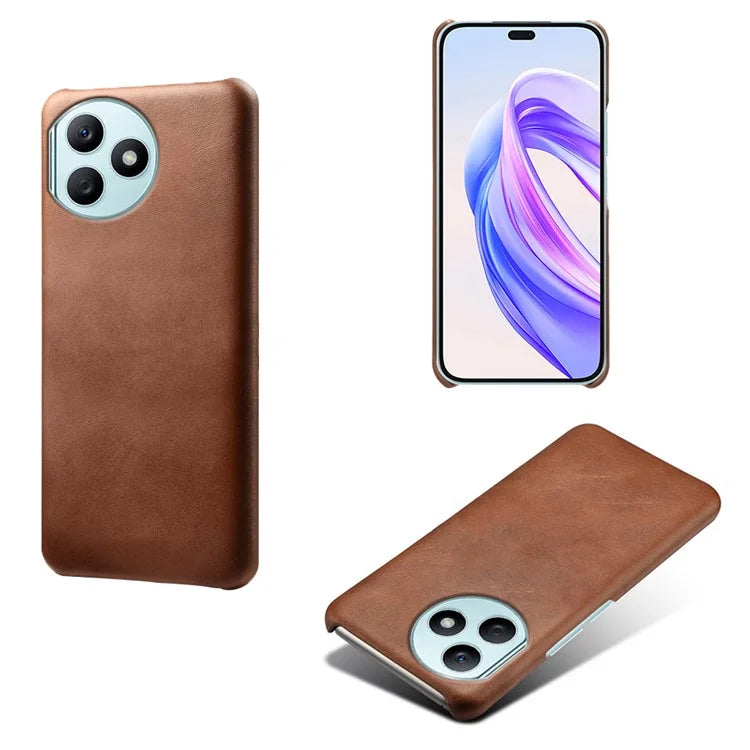 For Honor X50i+ 5G Cell Phone Case PU Leather Coated PC Calf Texture Cover