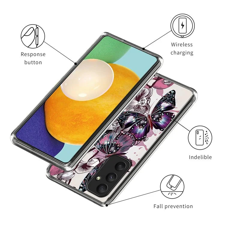 For Samsung Galaxy A05s 4G TPU Phone Case with Pattern Printing Design Slim Cover