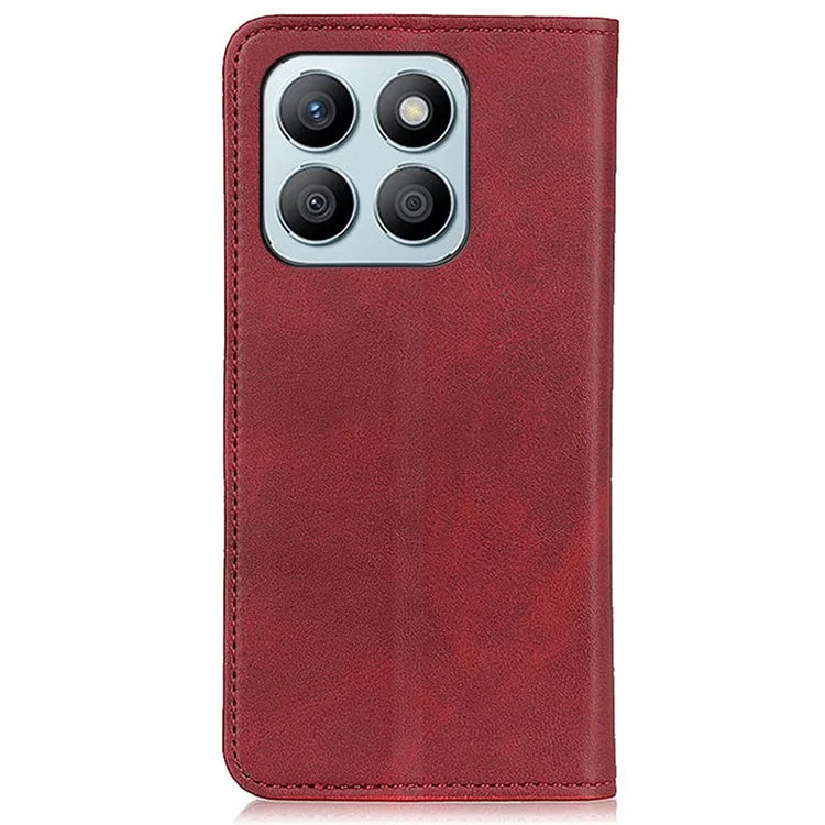 For Honor X8b 4G Split Leather Wallet Case Magnetic Flip Card Holder Phone Cover