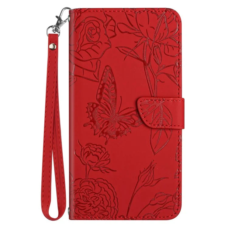 HT03 For Motorola Moto G Play 5G (2024) / Moto G 5G (2024) Case Leather Phone Cover with Hand Strap