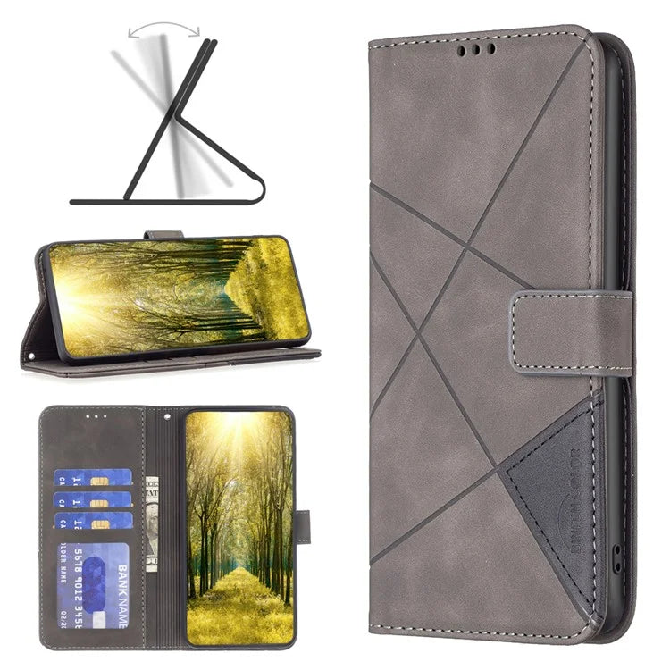 BINFEN COLOR BF05 For Xiaomi Redmi Note 13 4G Leather Case Flip Wallet Phone Cover