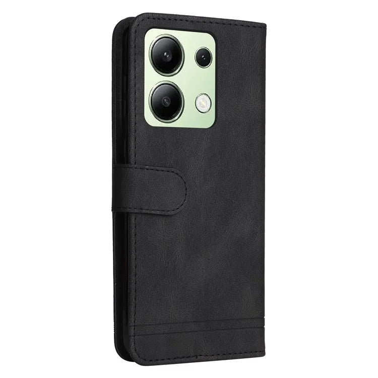 For Xiaomi Redmi Note 13 4G Skin-Feel Leather Case Wallet Stand Phone Cover