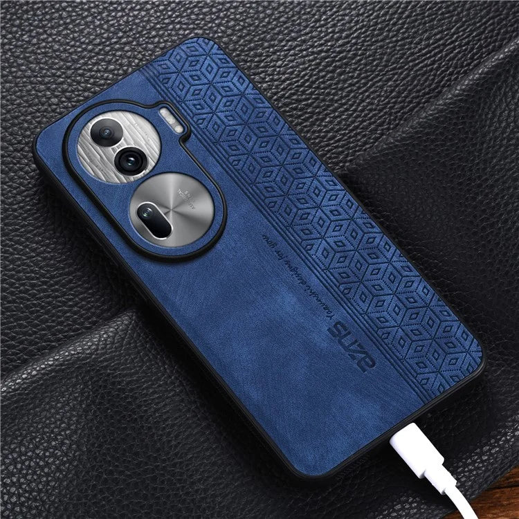 AZNS For Oppo Reno11 Pro 5G (Global) / Reno11 (China) 5G Case Imprinted PU Leather Coated TPU Phone Cover