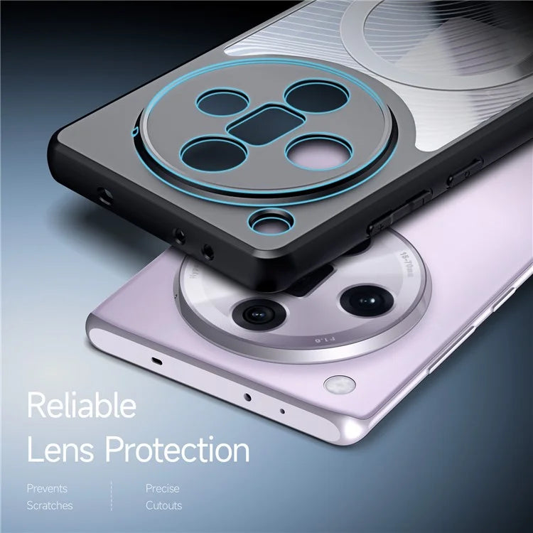 DUX DUCIS Aimo Series for Oppo Find X7 5G Magnetic Case TPU+PC Anti-Fall Phone Cover (REACH Certification)