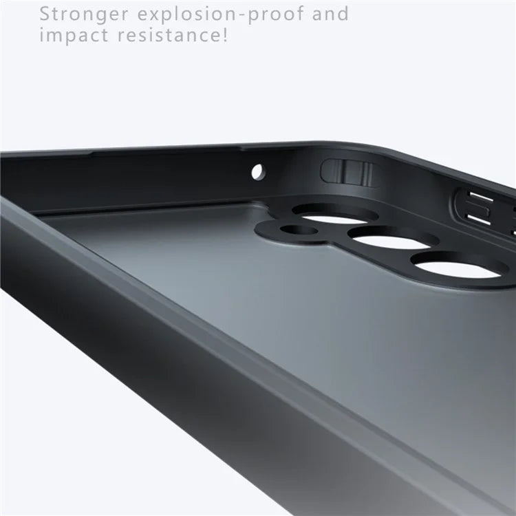 For Samsung Galaxy S24+ Matte Case Skin-touch TPU+PC Protective Shell