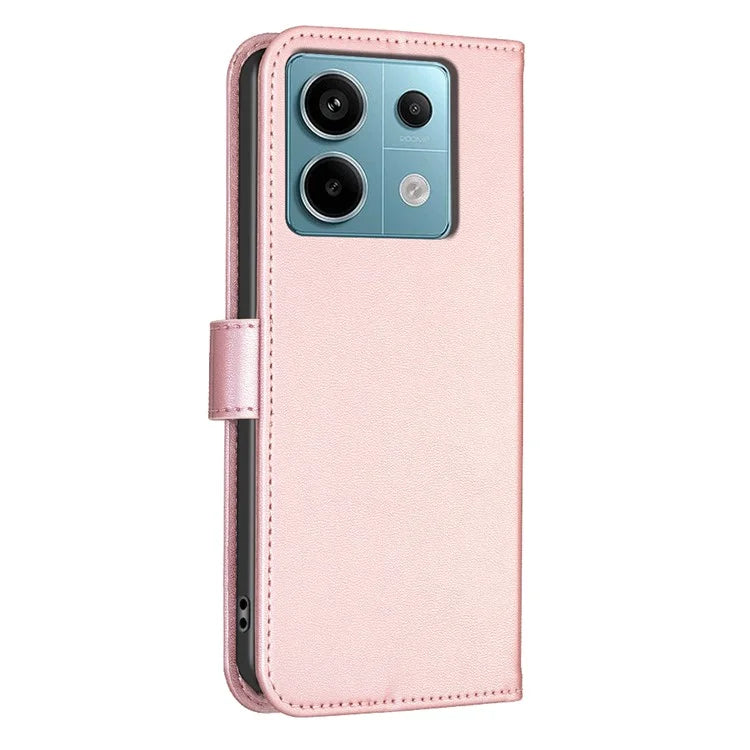 For Xiaomi Redmi Note 13 Pro 5G / Poco X6 5G Leather Case Lucky Clover Pattern Protection Shell Phone Cover