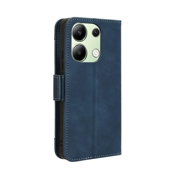 For Xiaomi Redmi Note 13 4G Leather Case Phone Cover with Multi Card Slots