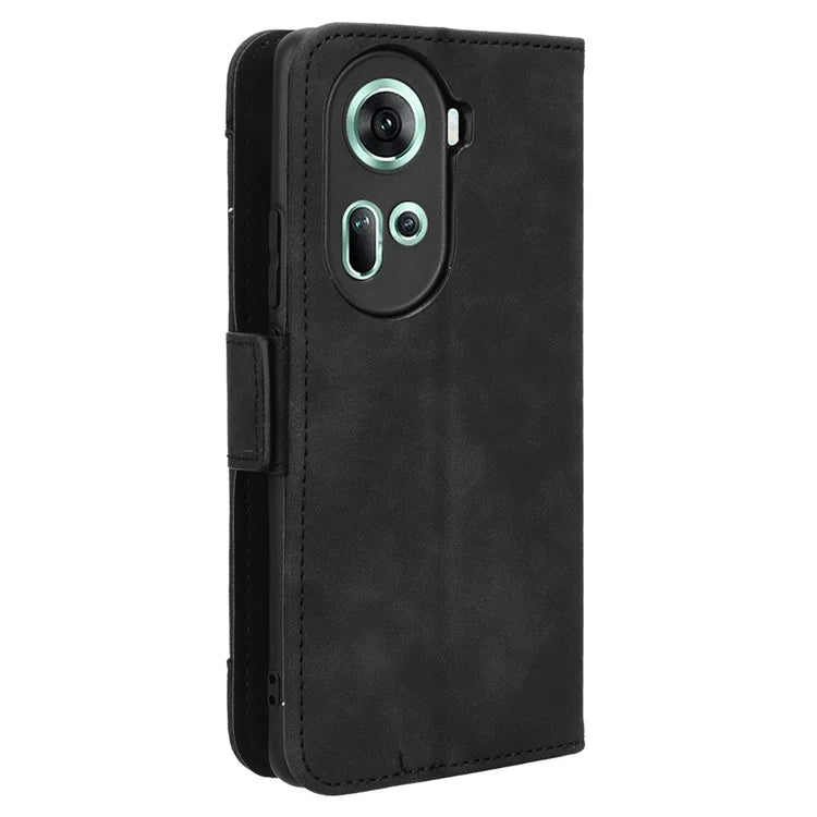 For Oppo Reno11 5G (Global) Case Multi Card Slots Leather Mobile Phone Cover