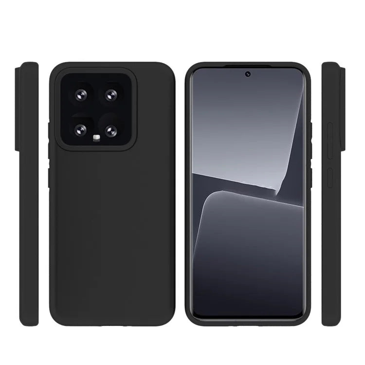 10Pcs / Pack for Xiaomi 14 Soft TPU Case Dual-sided Matte Back Cover
