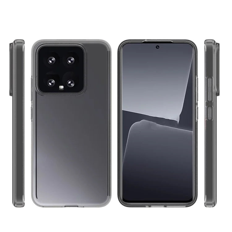 10Pcs / Pack For Xiaomi 14 Phone Case Watermark-Free TPU Transparent Back Shell