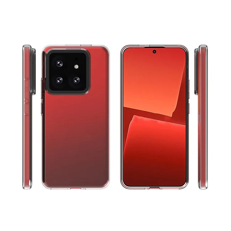 10Pcs / Pack For Xiaomi 14 Pro Phone Cover Watermark-Free Slim-Fit TPU Case