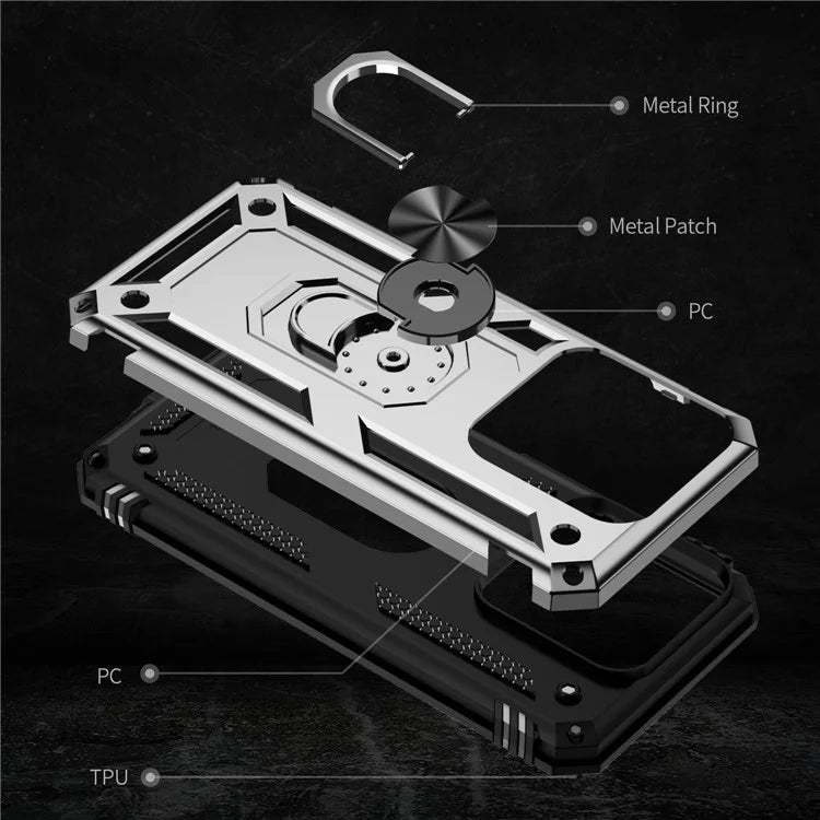 For Xiaomi 14 Pro Case Kickstand PC+TPU Shockproof Phone Cover Protector