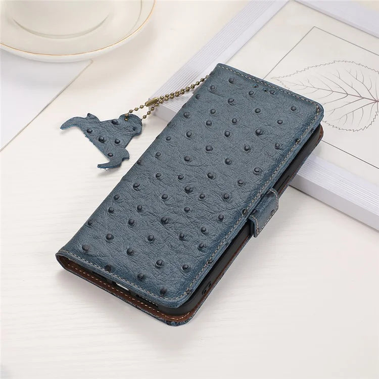 For Xiaomi Redmi Note 13 Pro 5G / Poco X6 5G Case Genuine Cow Leather RFID Blocking Phone Cover