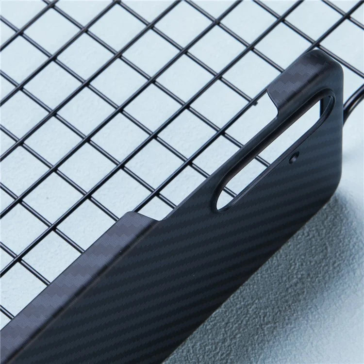 X-LEVEL For Samsung Galaxy S24 Hard PC Cover Carbon Fiber Texture Magnetic Phone Case