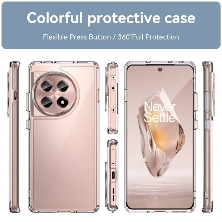 For OnePlus 12R 5G / Ace 3 5G Case TPU+Acrylic Protective Phone Cover