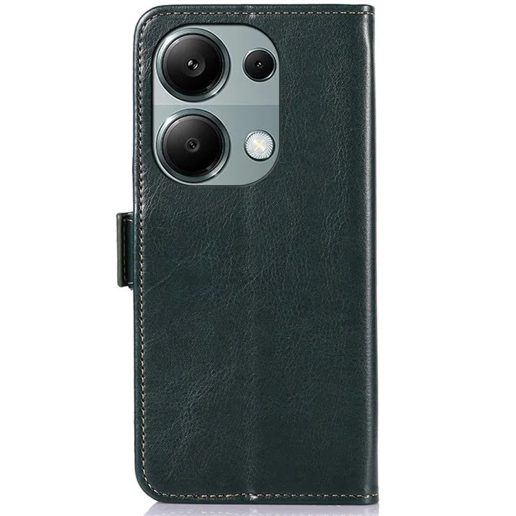 ABEEL For Xiaomi Redmi Note 13 Pro 4G / Poco M6 Pro 4G Case Card Slots Folio Stand Phone Cover