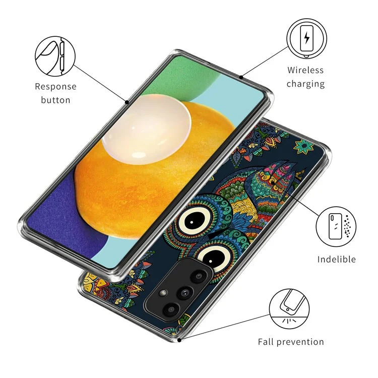 For Samsung Galaxy A15 4G / 5G TPU Protective Case Pattern Back Phone Cover