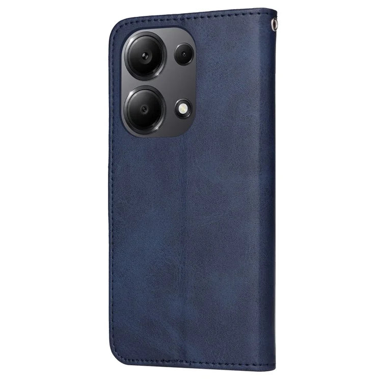 For Xiaomi Redmi Note 13 Pro 4G / Poco M6 Pro 4G Case Calf Texture Photo Slot Phone Cover