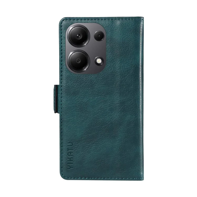 YIKATU YK-007 For Xiaomi Redmi Note 13 Pro 4G / Poco M6 Pro 4G Case Wallet Leather Phone Cover