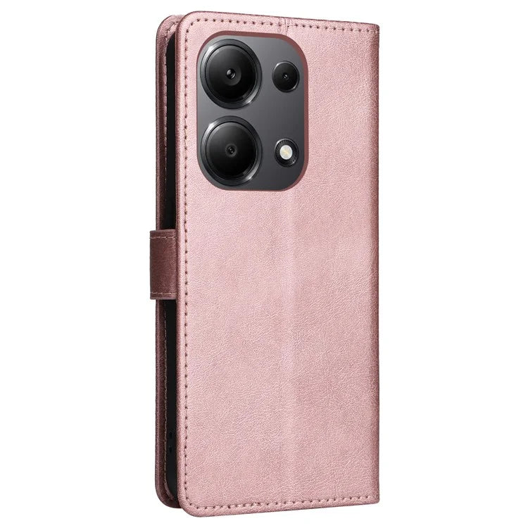 KT Leather Series-2 for Xiaomi Redmi Note 13 Pro 4G / Poco M6 Pro 4G Case Solid Color Leather Phone Shell