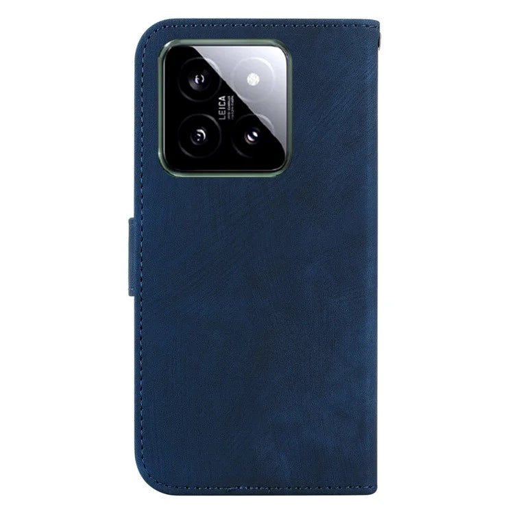 For Xiaomi 14 Case Tiger Pattern PU Leather Wallet Phone Cover