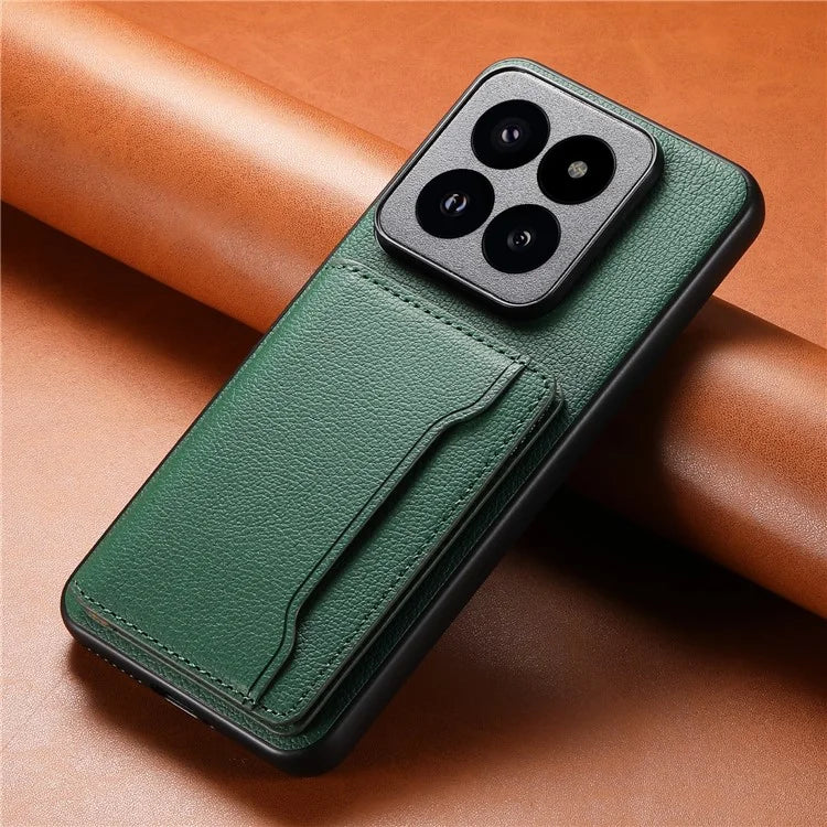 For Xiaomi 14 Pro Case Kickstand Phone Cover with Card Slots