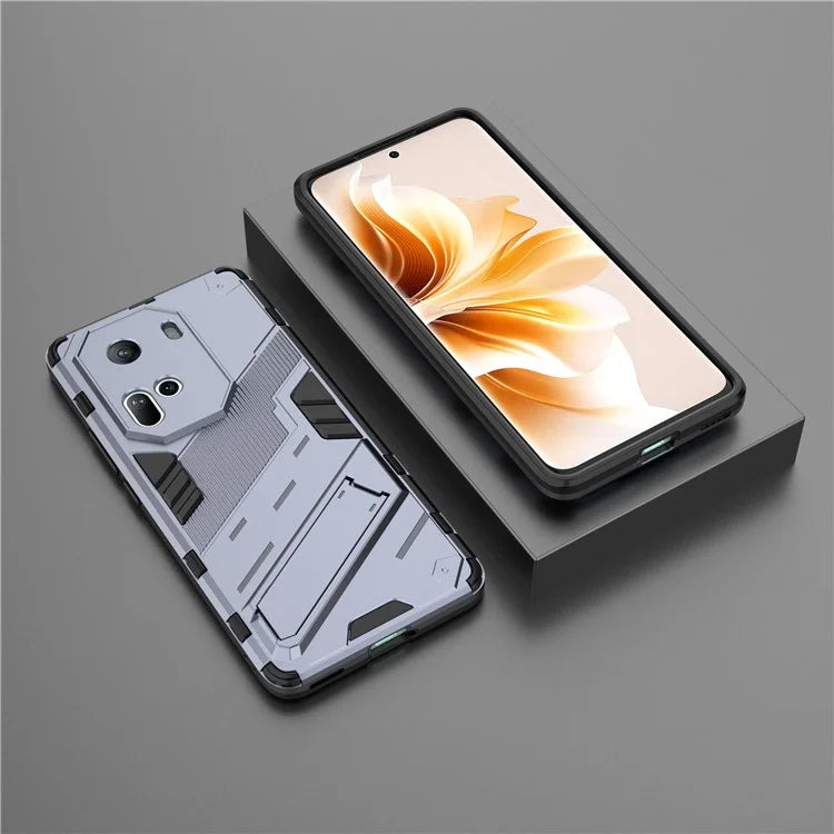 For Oppo Reno11 5G (Global) Kickstand Case PC+TPU Anti-drop Phone Cover