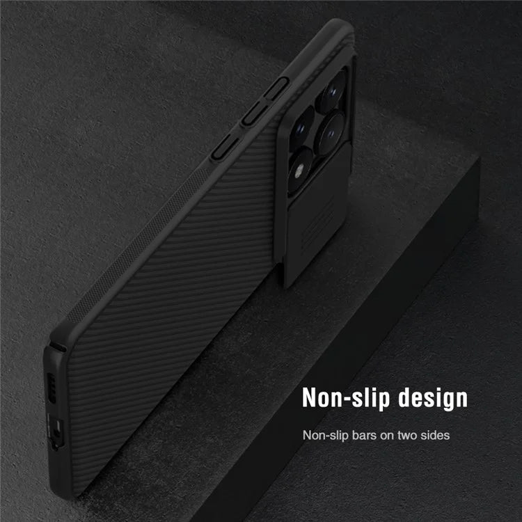 NILLKIN CamShield for Xiaomi Redmi K70E 5G / Poco X6 Pro 5G PC Phone Case Slide Camera Cover