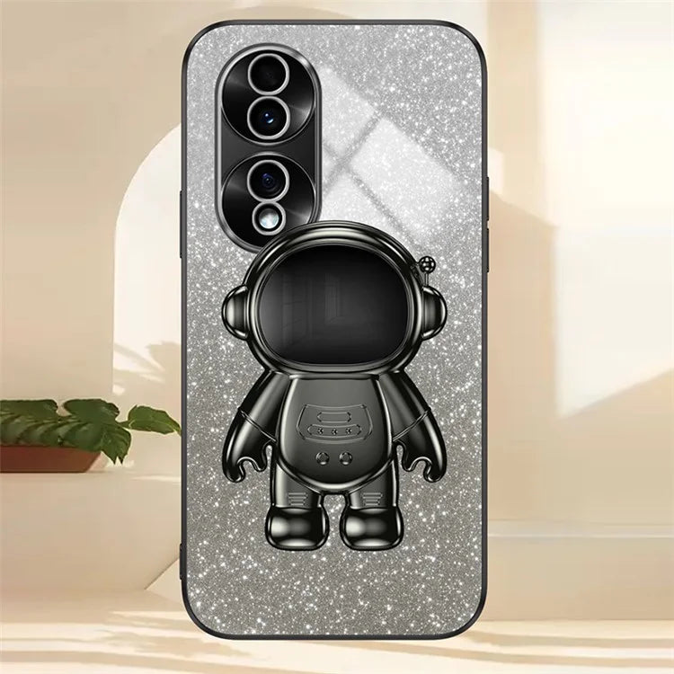 For Honor 70 5G Kickstand Case PC+TPU Astronaut Design Phone Back Cover