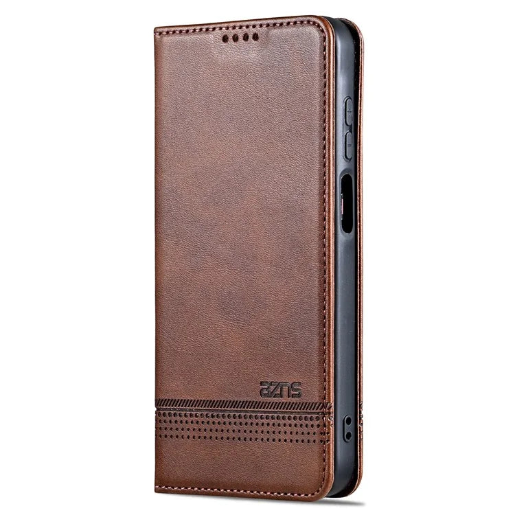 AZNS For Samsung Galaxy A25 5G (Global) (161.0 x 76.5 x 8.3mm) PU Leather Case Phone Wallet Cover