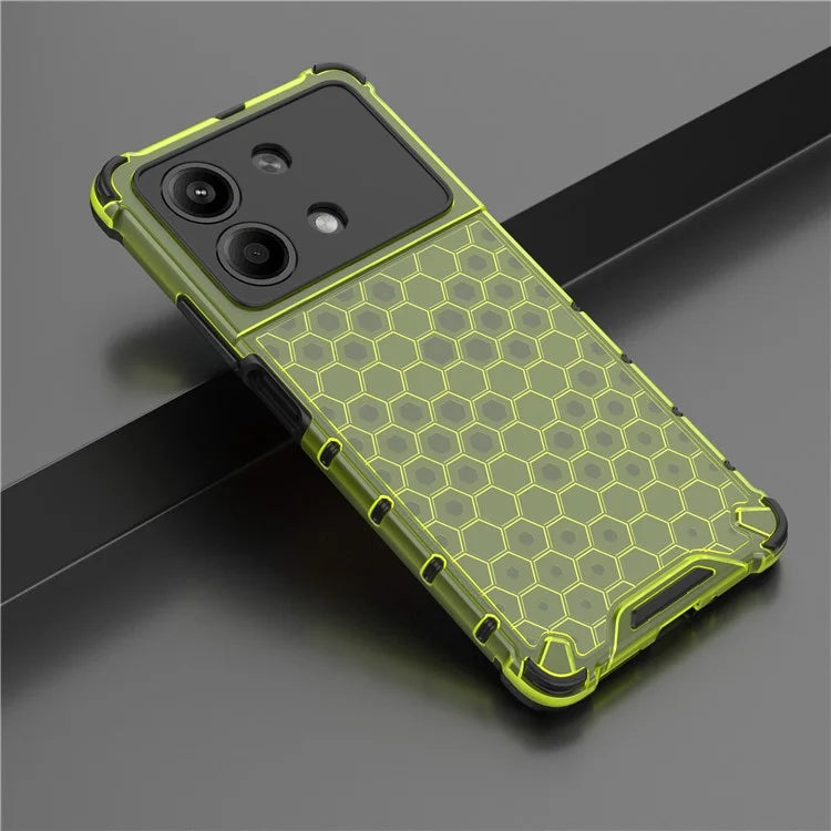 For Xiaomi Redmi Note 13R Pro 5G Phone Case Honeycomb Design Anti-drop Cover