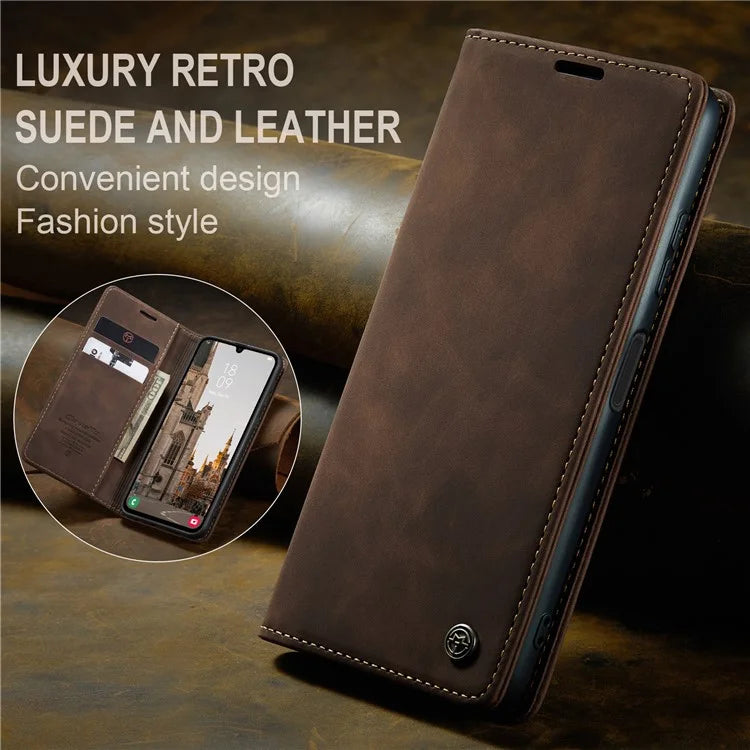 CASEME 013 Series For Samsung Galaxy A15 5G / A15 4G Case Business Style Flip Stand Phone Cover