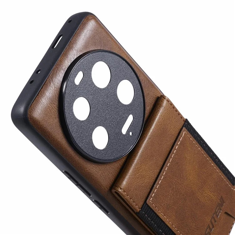 SUTENI H03 For Xiaomi 13 Ultra Case Leather+TPU Back Phone Cover with Card Holder