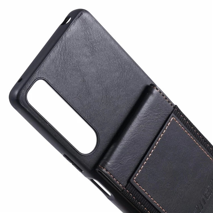 SUTENI H03 For Sony Xperia 1 IV 5G Case Card Slots Leather Back Cover