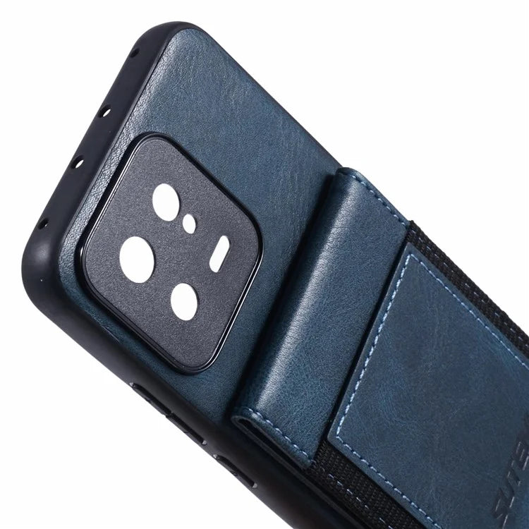 SUTENI H03 For Xiaomi 13 Case Card Slots Kickstand Phone Back Cover