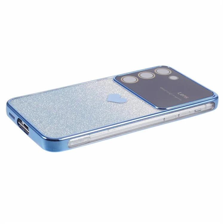 For Samsung Galaxy S23 Case TPU Shockproof Protection Gradient Glitter Phone Cover