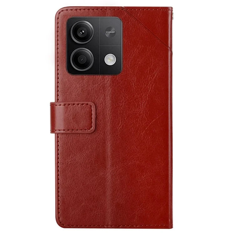 HT01 For Xiaomi Redmi Note 13 Pro 4G / Poco M6 Pro 4G Protective Case PU Leather Wallet Phone Cover