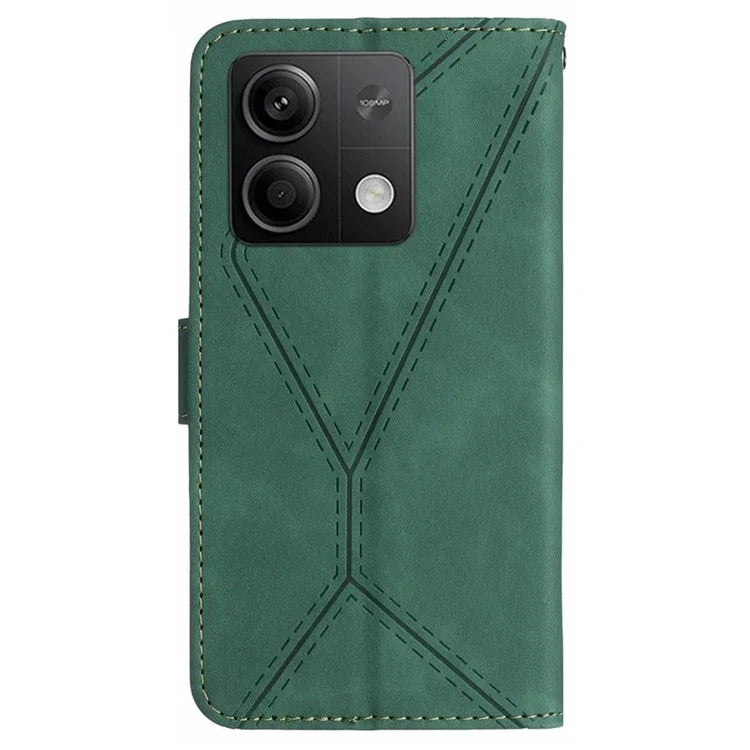 HT05 For Xiaomi Redmi Note 13 Pro 4G / Poco M6 Pro 4G Wallet Case Anti-Drop PU Leather Phone Cover