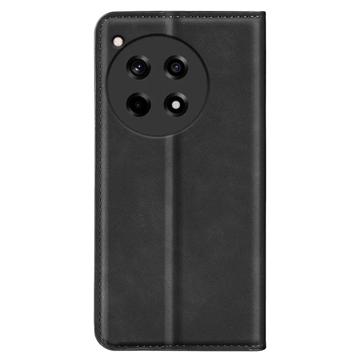 For OnePlus 12R 5G / Ace 3 5G Case PU Leather Wallet Phone Cover Auto-absorbed