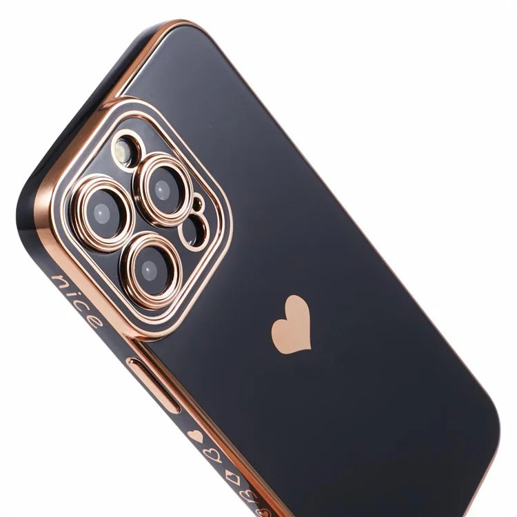 For iPhone 15 Pro Electroplating Case Anti-Drop TPU Slim Phone Cover