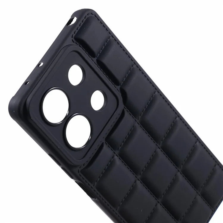 For Xiaomi Redmi Note 13 5G Cell Phone Case Down Jacket TPU Bump Proof Back Shell