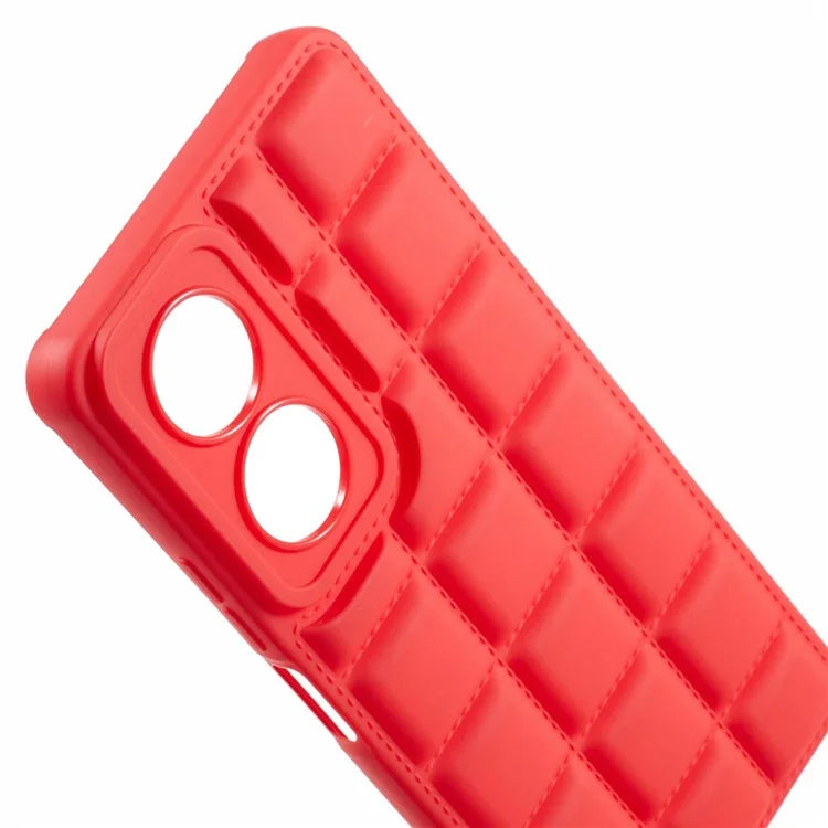 For Oppo A78 5G / A58 5G Case TPU Shock Absorbing Down Jacket Smart Phone Cover