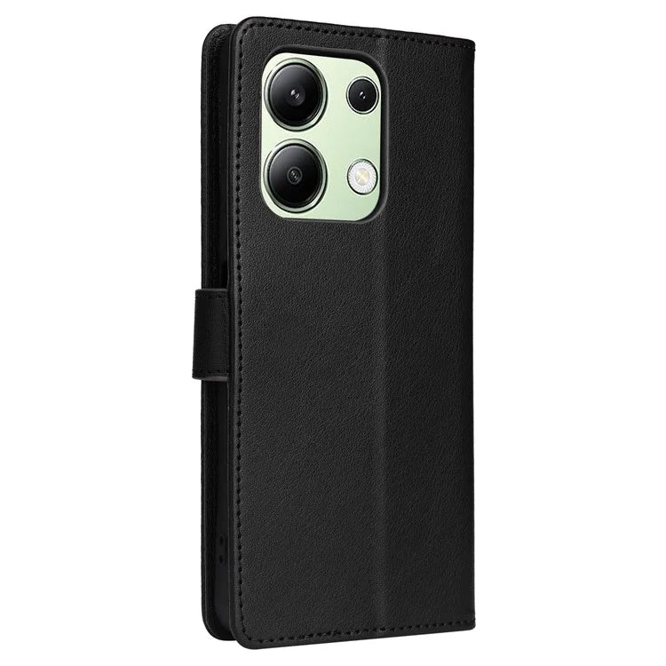 For Xiaomi Redmi Note 13 4G Wallet Case PU Leather Flip Phone Cover with Stand
