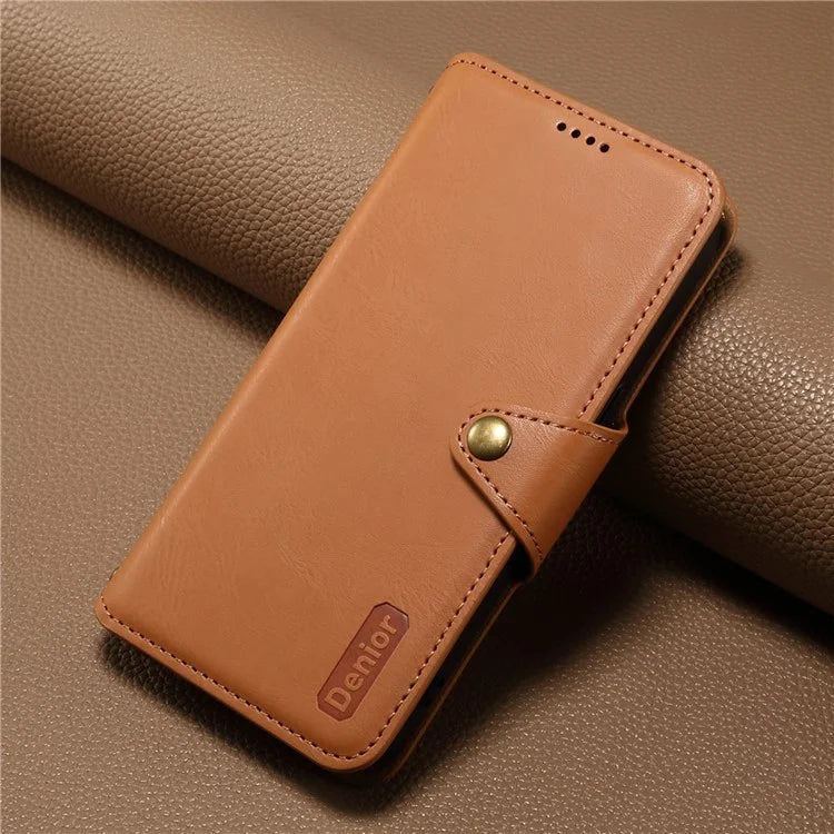 DENIOR For Honor 100 Pro 5G Case PU Leather Phone Wallet Cover with Stand