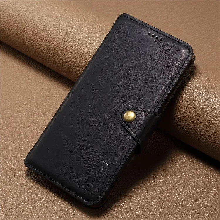 DENIOR For iPhone 11 Pro Case Cowhide Texture Wallet Anti-drop Leather Phone Cover