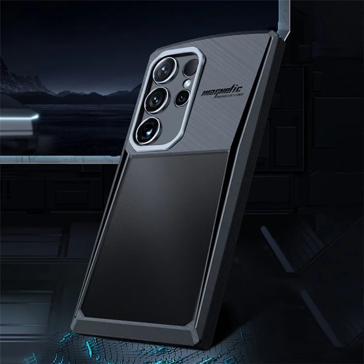 XUNDD Cyber Series for Samsung Galaxy S24 Ultra Case Acrylic + TPU Scratch Resistant Back Cover