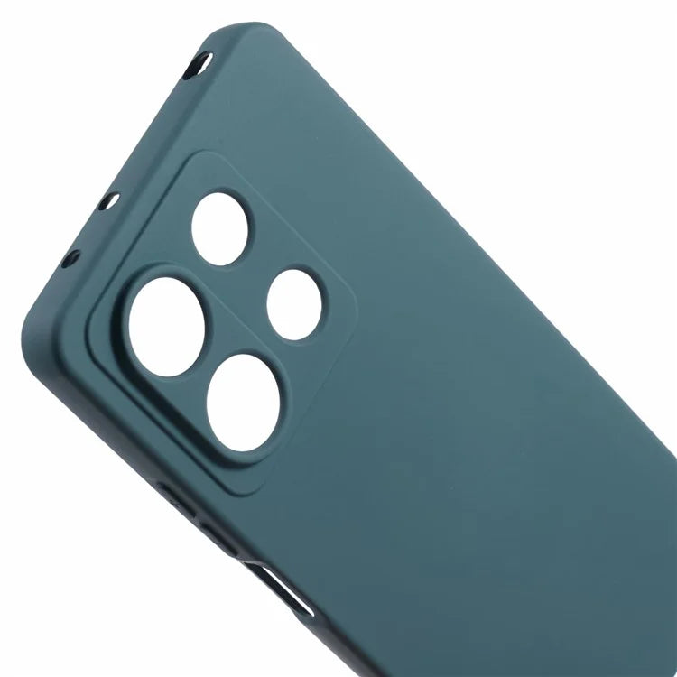 For Xiaomi Redmi Note 13 5G Case 2.0mm Thickness Anti-drop Soft TPU Mobile Phone Coverish Green