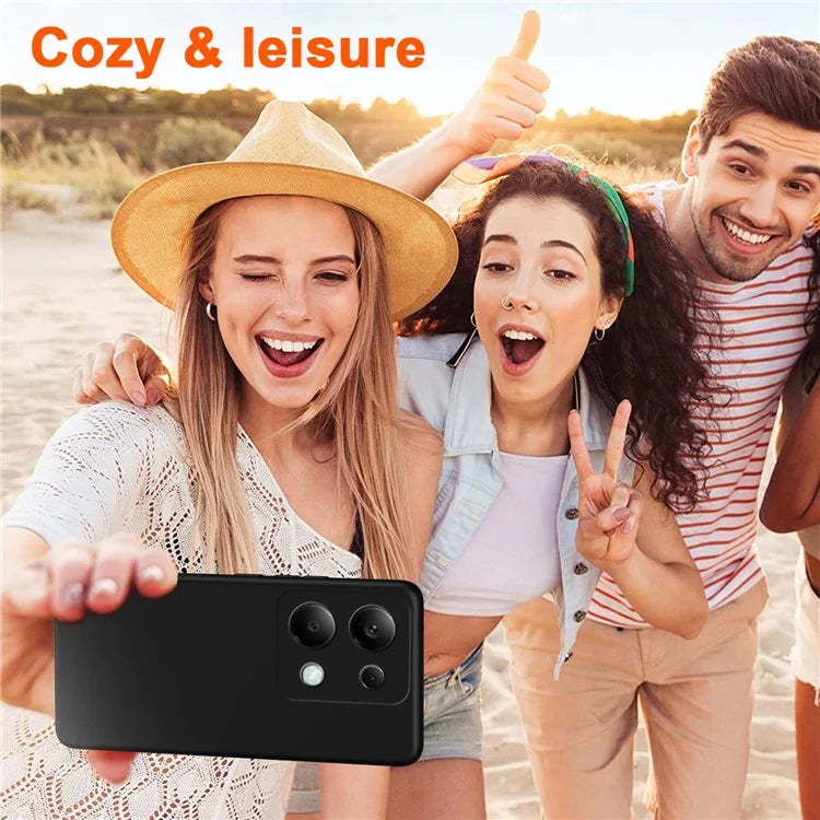 For Xiaomi Redmi Note 13 Pro 4G / Poco M6 Pro 4G TPU Case 2.2mm Rubberized Phone Cover