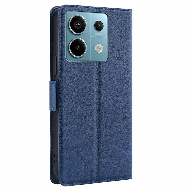 For Xiaomi Redmi Note 13 Pro 5G / Poco X6 5G Protective Case TPU Inner Shell PU Leather Phone Cover