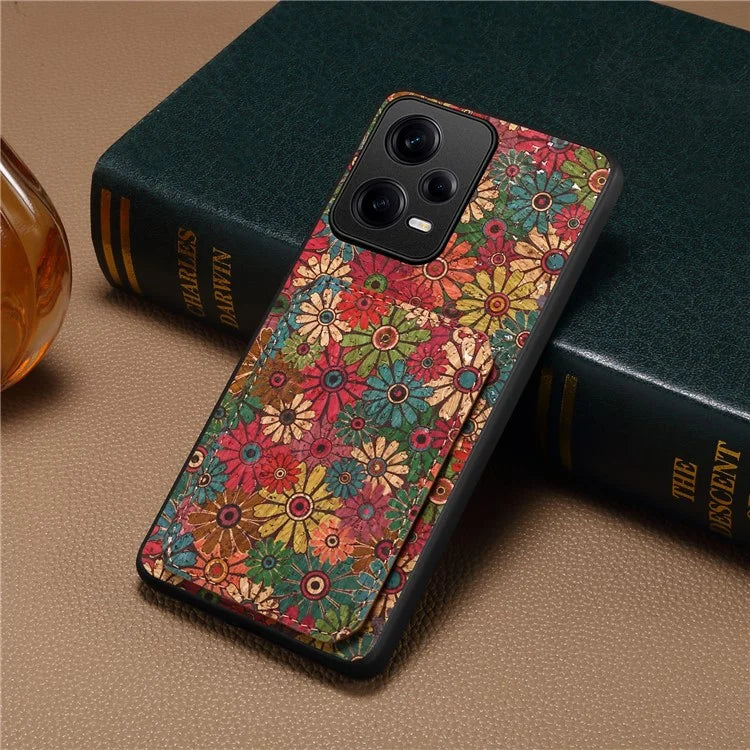 For Xiaomi Redmi Note 12 Pro 5G Leather Case Card Holder Shockproof Phone Back Cover